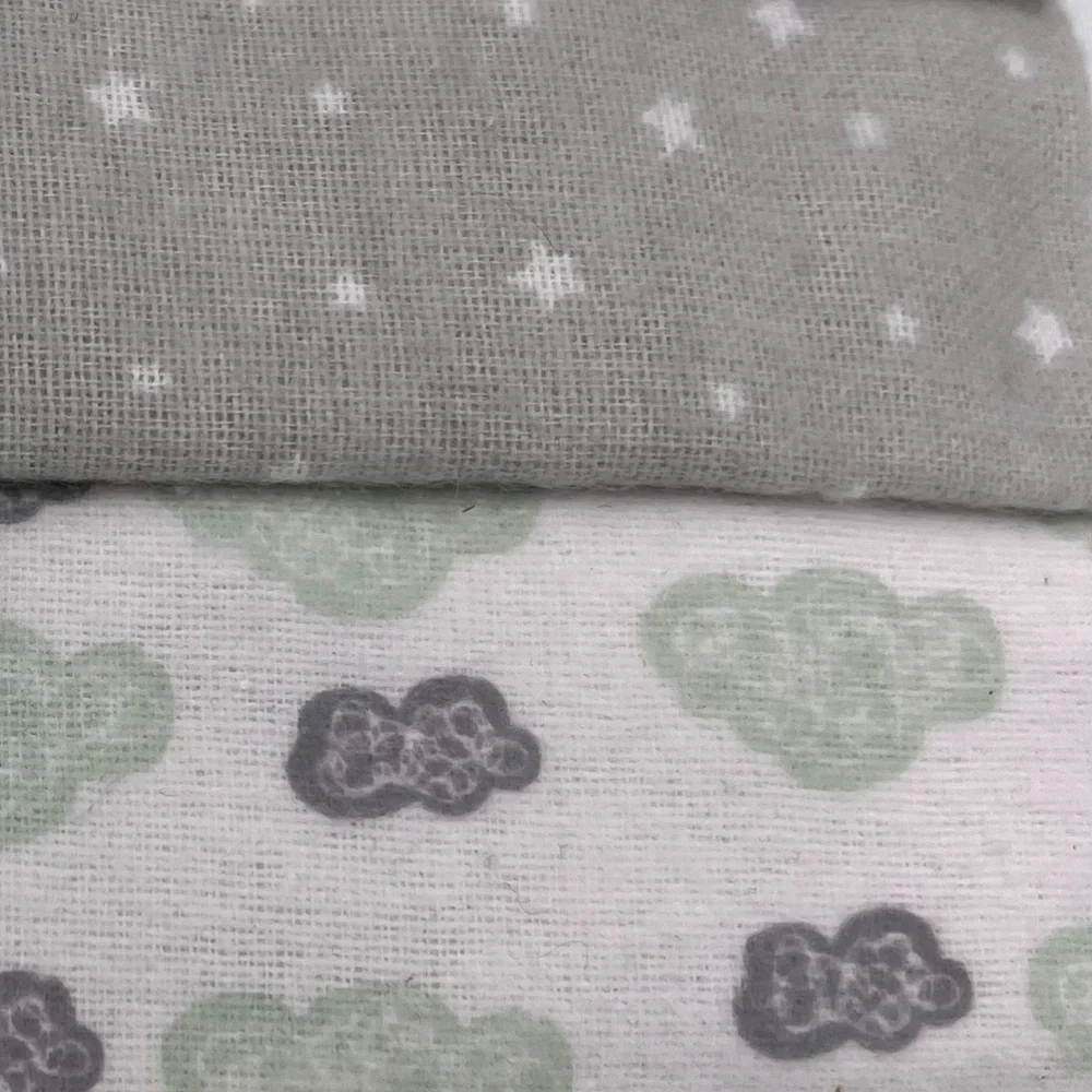 100% COTTON 4 PACK RECEIVING BLANKETS - Picture 7 of 9